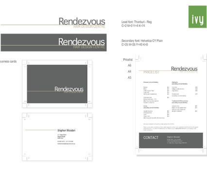 Rendezvous Hair Design Centre - Branding