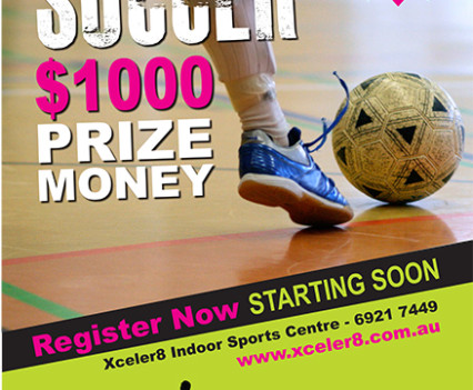 Xceler8 Indoor Sport Centre - Poster Artwork