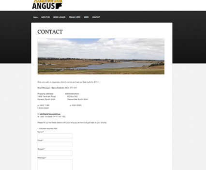 ADAMELUCA Angus website