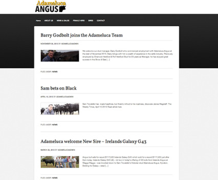 ADAMELUCA Angus website