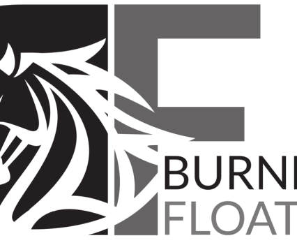 Burnett Floats - Greyscale on white