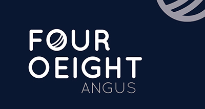 FourOeight Angus Logo - reversed